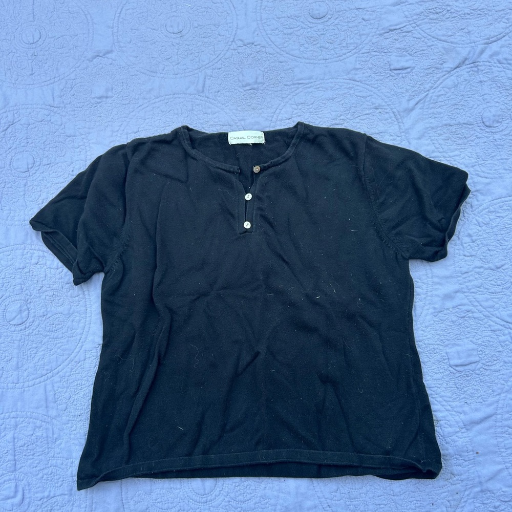 Casual Corner Black Top